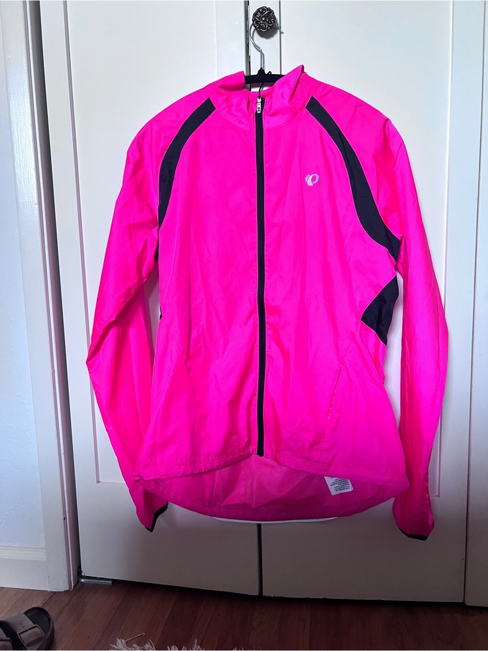 Pearl Izumi Women's Hot Pink Cycling Jacket with Black Accents